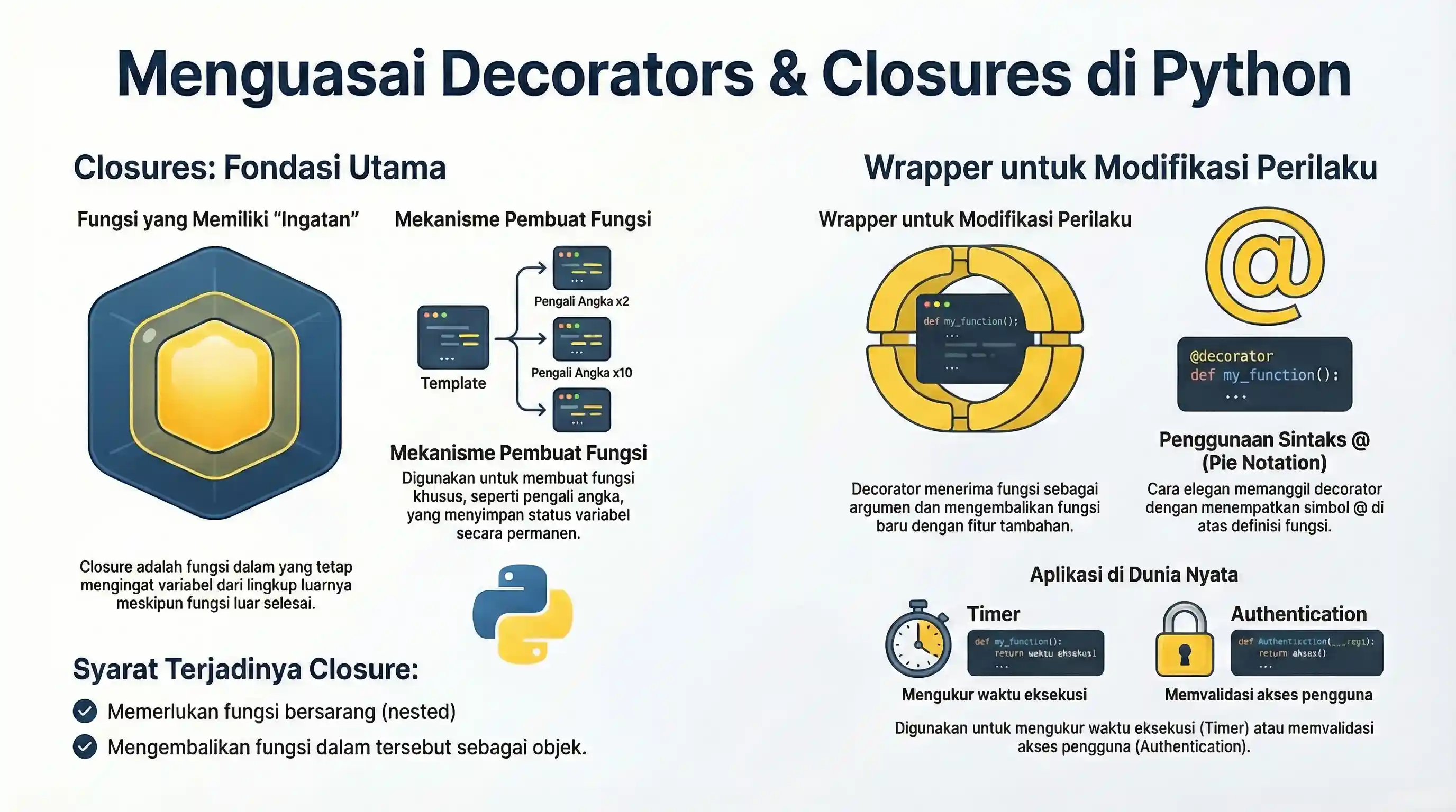 Python Decorators and Closures