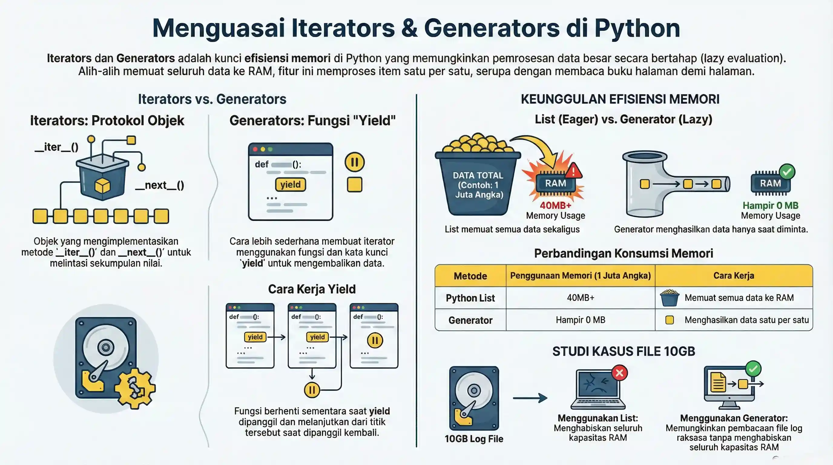 Python Iterators and Generators
