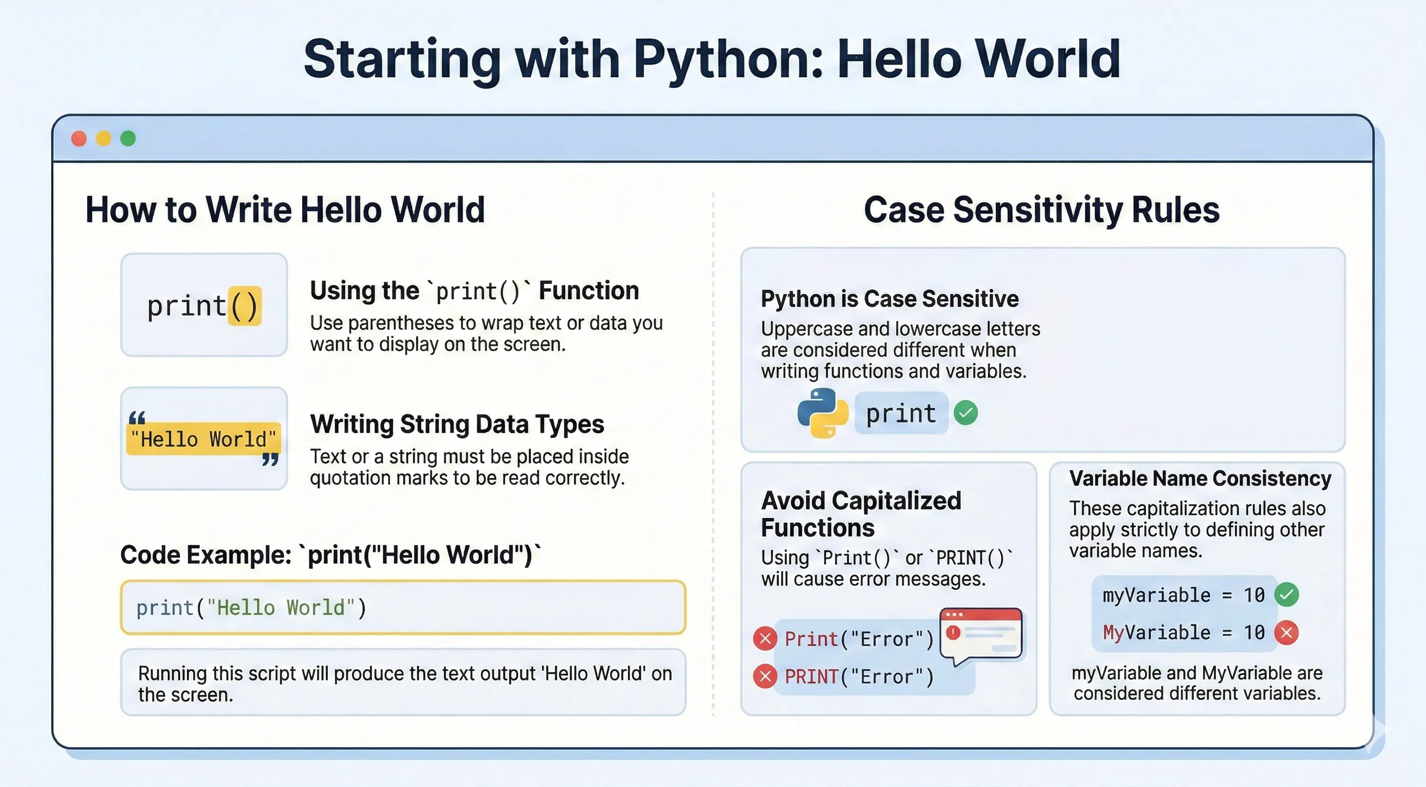 Hello World Python